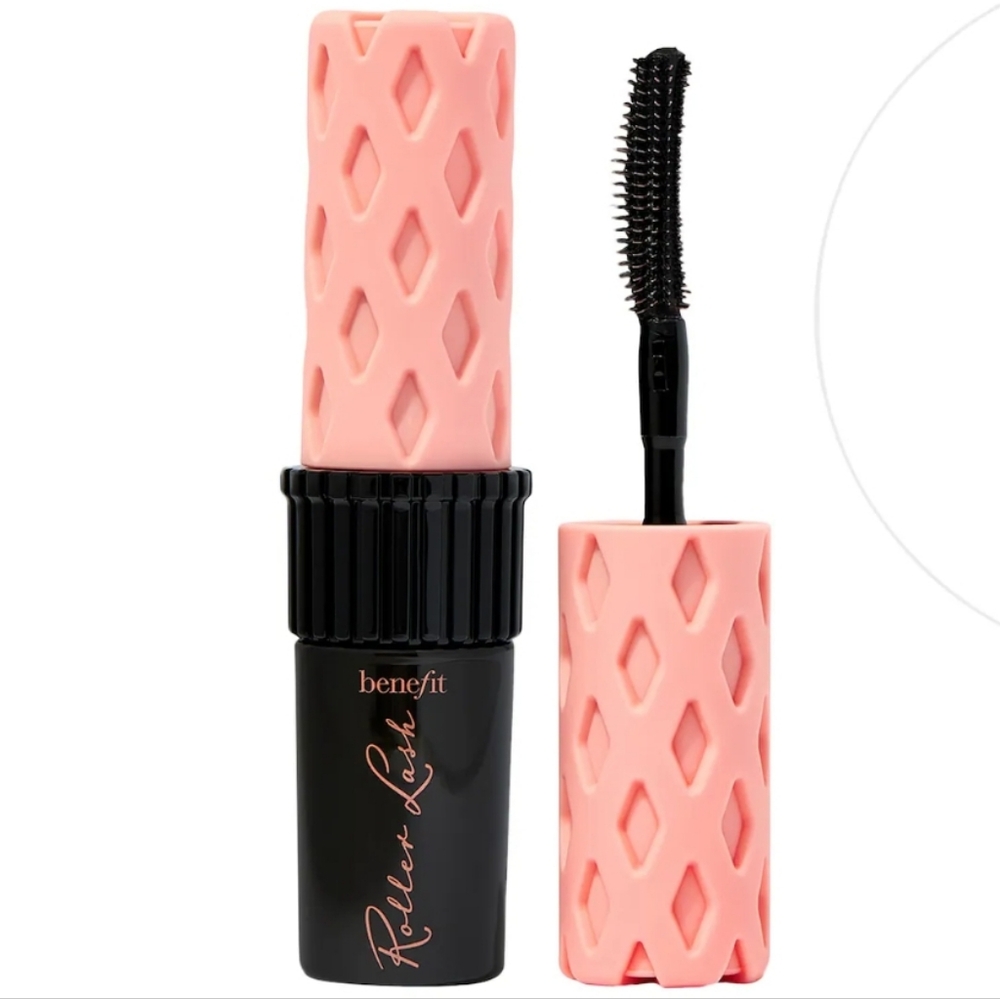 2/$25 Benefit Cosmetics Mini Roller Lash Curling & Lifting Mascara in Black